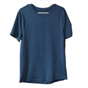 Lululemon Basic Textured Navy Blue Top M